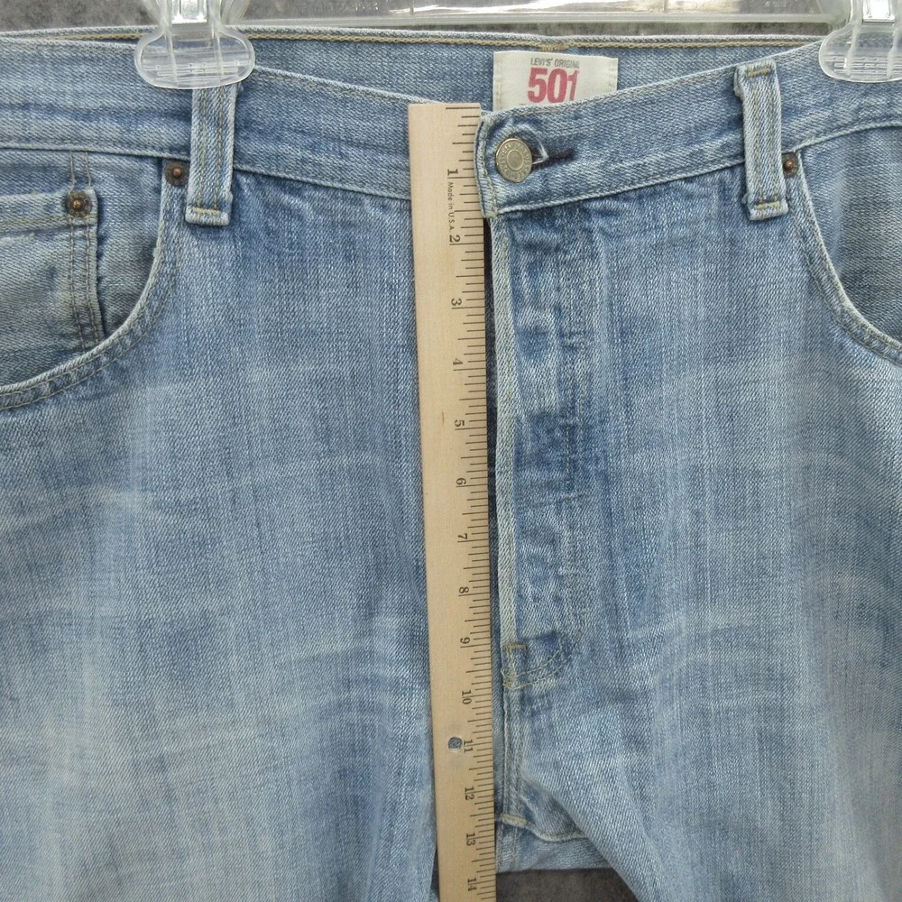 Levi's 501 Men's Straight Jeans 40x28 Blue Denim 100% Cotton Mexico 2009